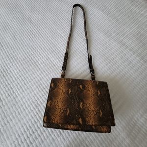 Zara shoulder bag - faux sneaker leather